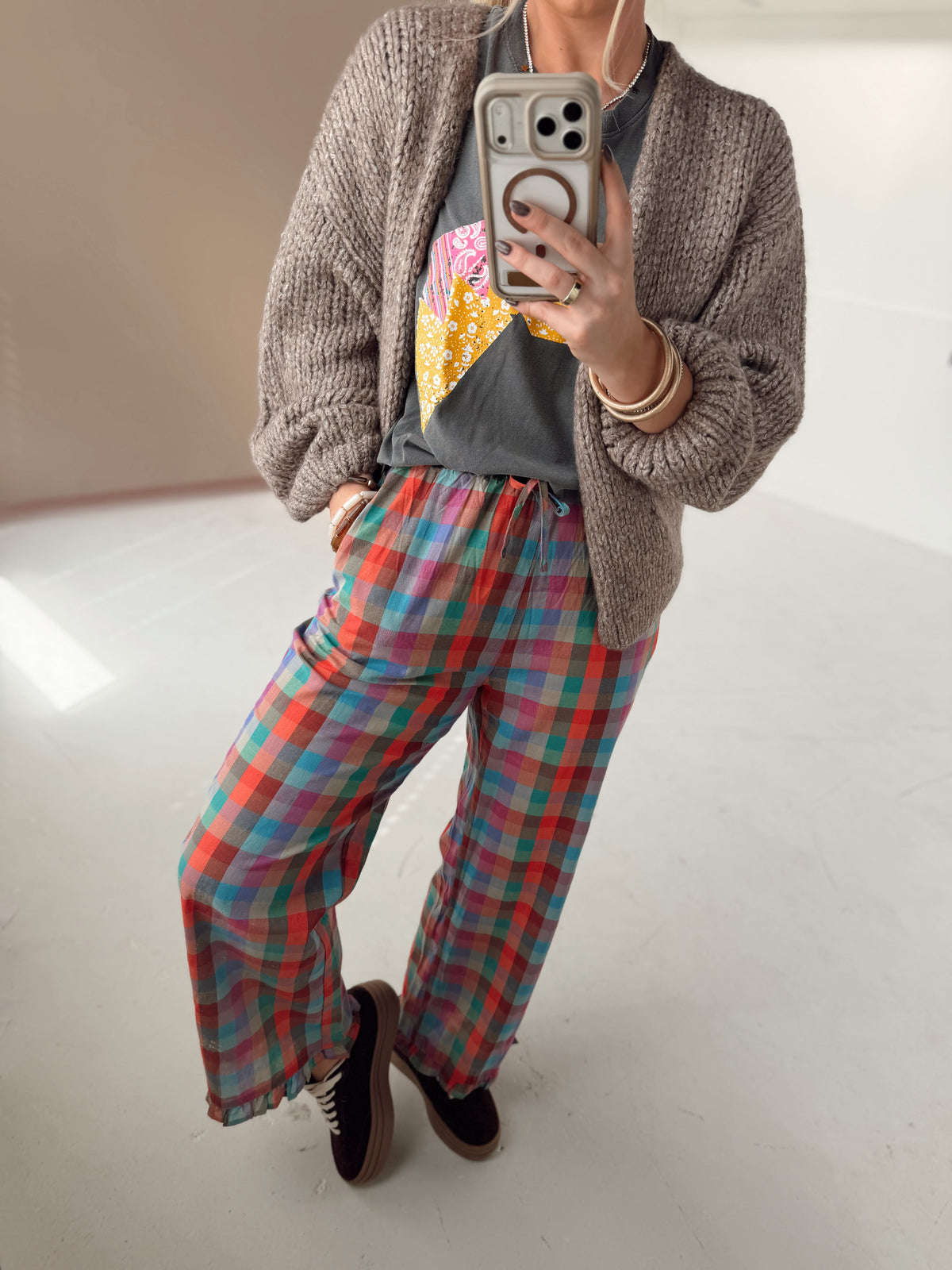 Rosalie Plaid Pants