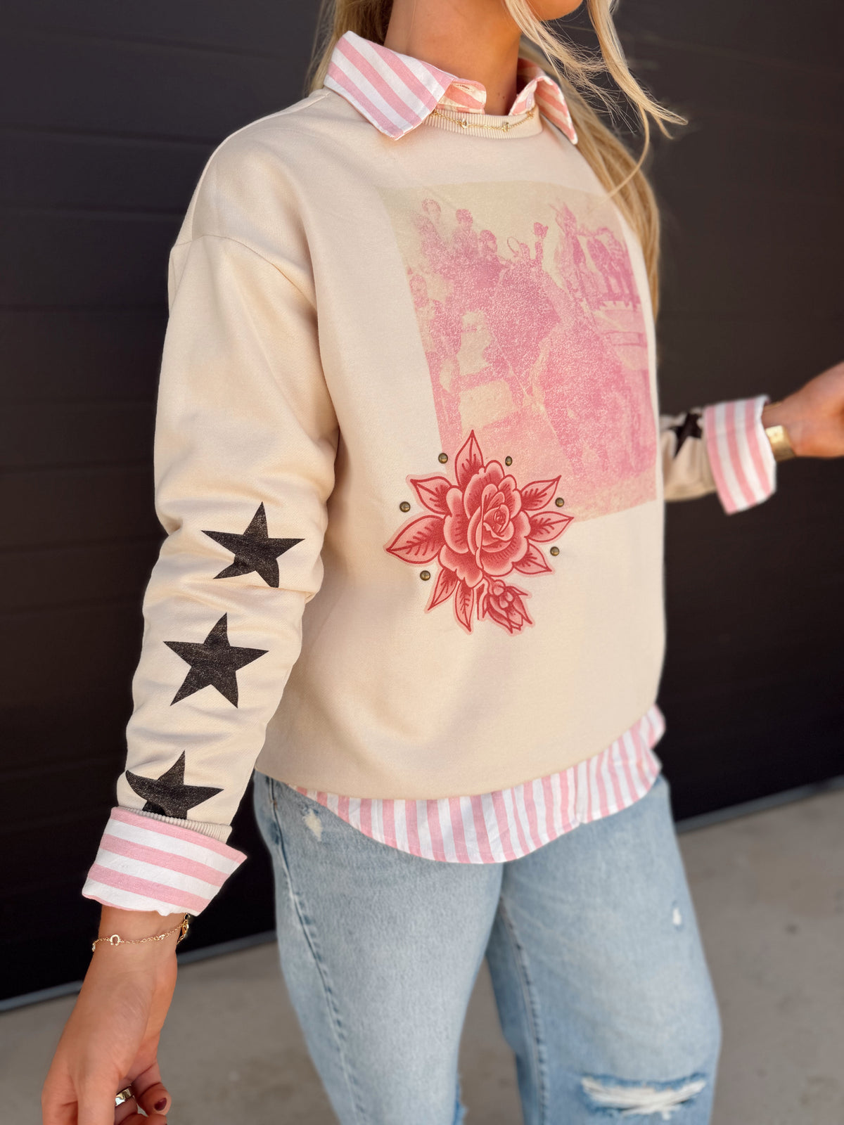 Stanford Rose Sweatshirt