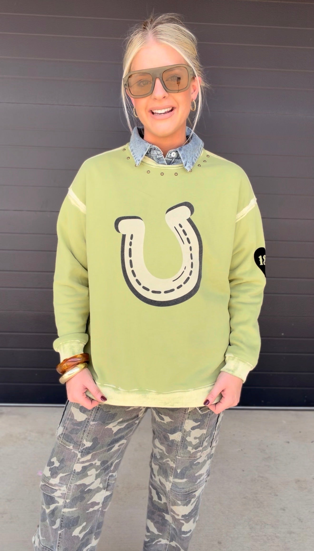 Verde Horseshoe Sweatshirt