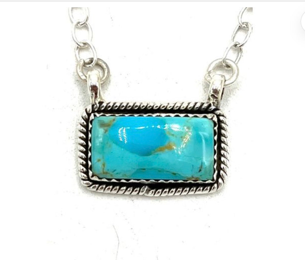 Maria Kingman Turquoise Necklace Hada Collection