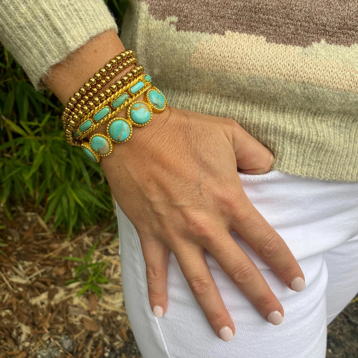 Western Blues Turquoise Cuff