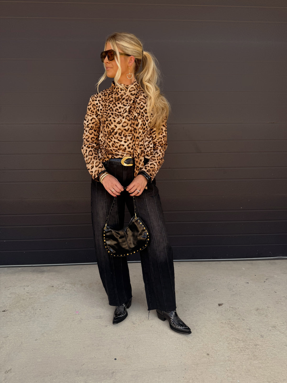 Louie Leopard Top