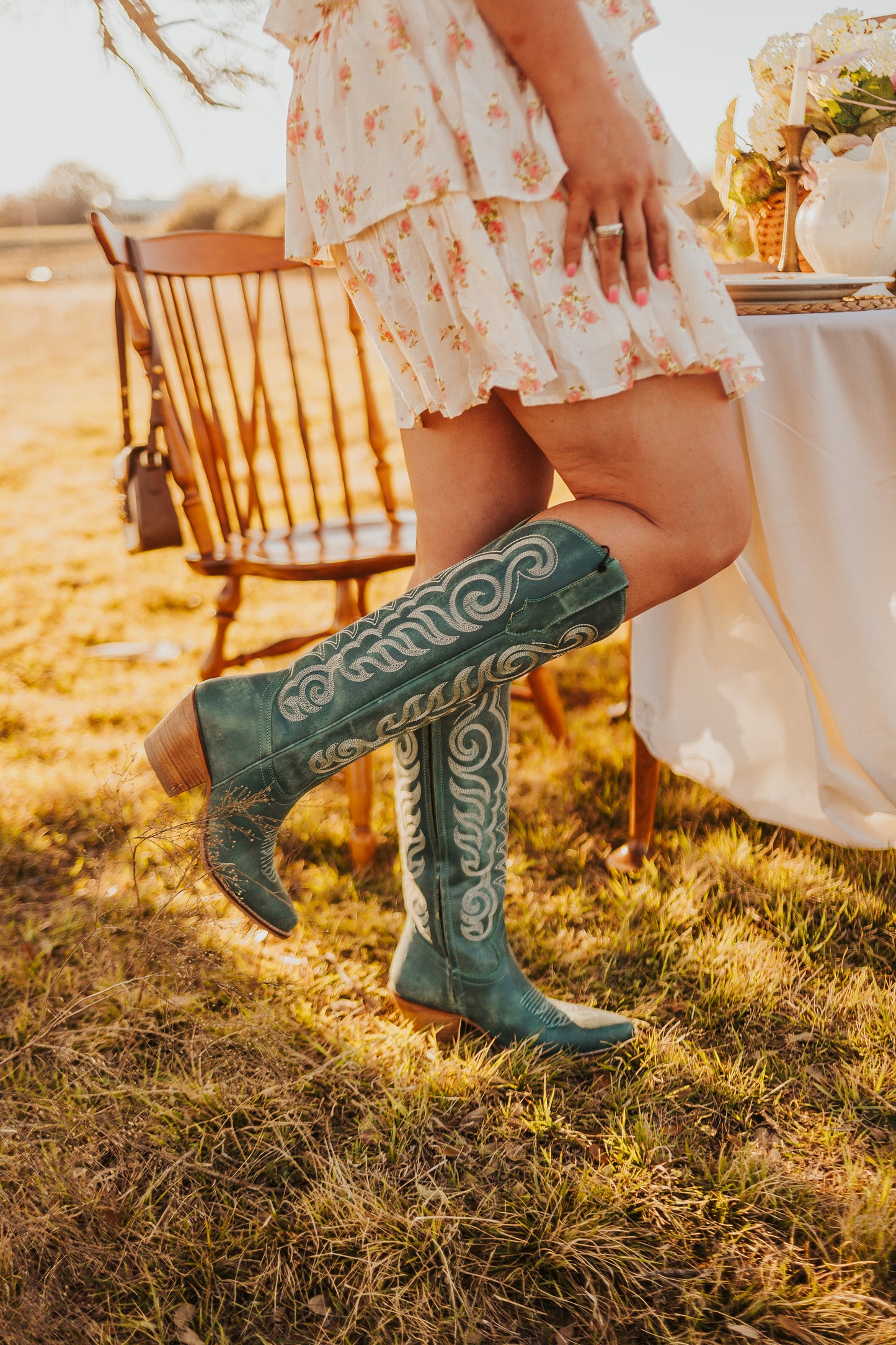 Oakland Boots *Deep Turquoise