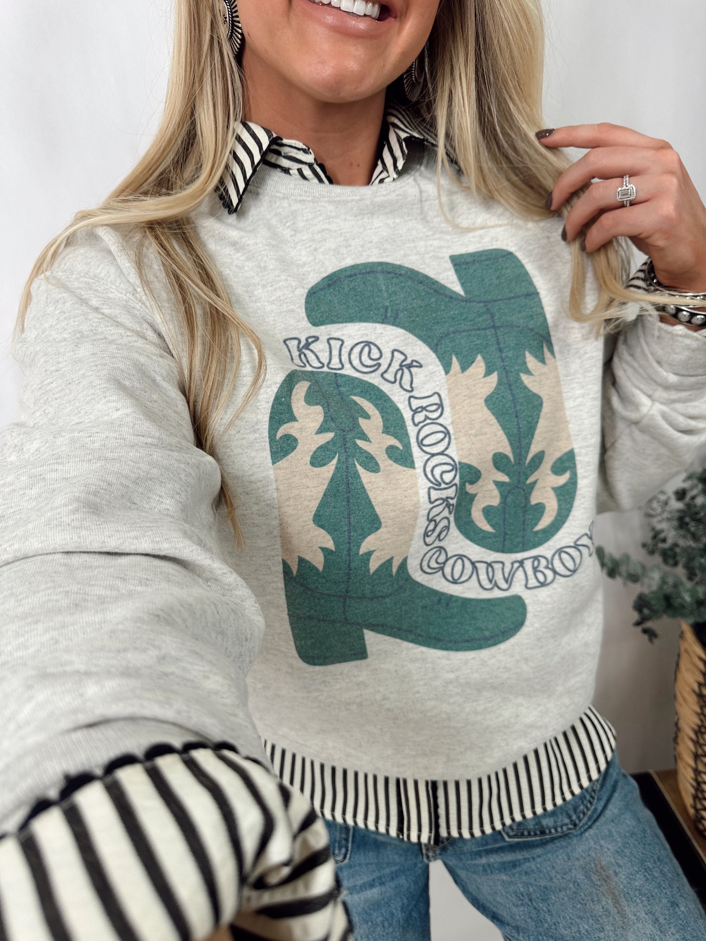 Kick Rocks Cowboy Sweatshirt