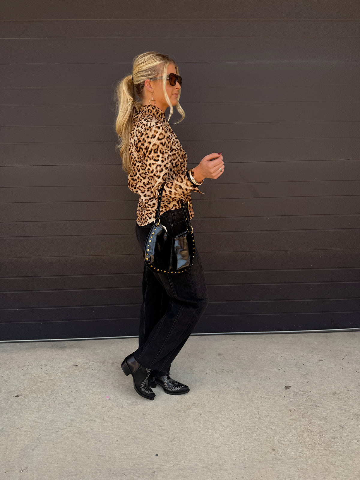 Louie Leopard Top