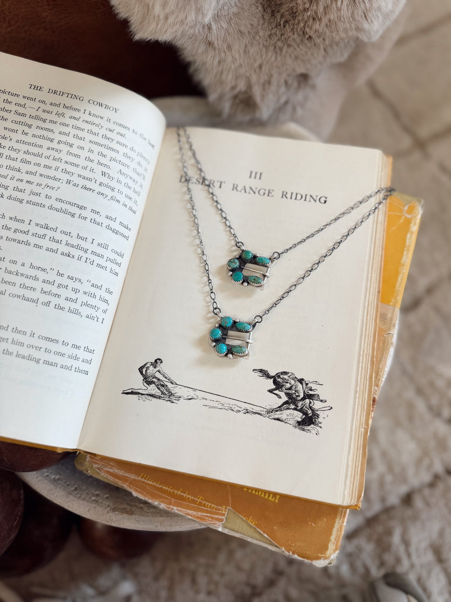Buckle Hada Collection Kingman Turquoise Necklace