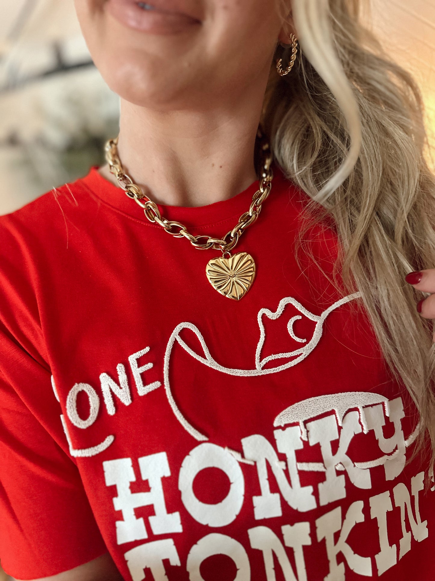 Bursting with Love Chain Necklace