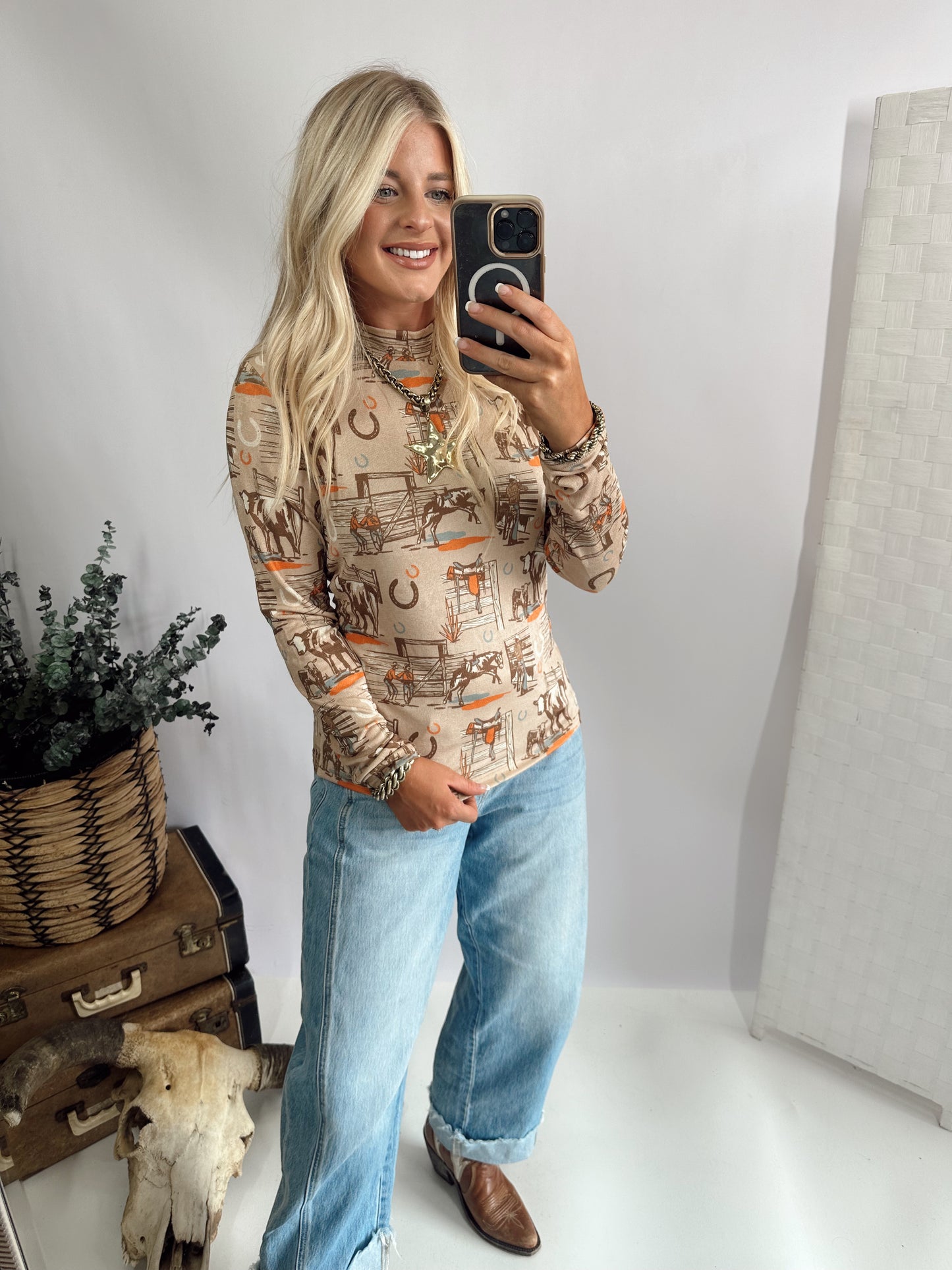 SUNSET RANCH L/S *RETRO