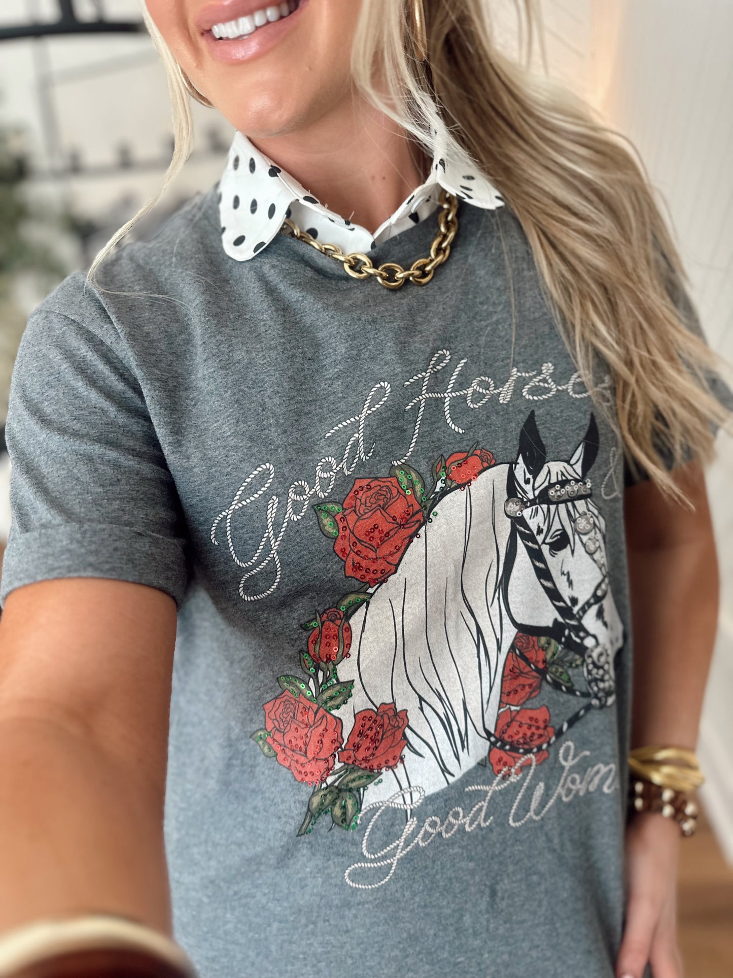 Camarillo White Horse Dress