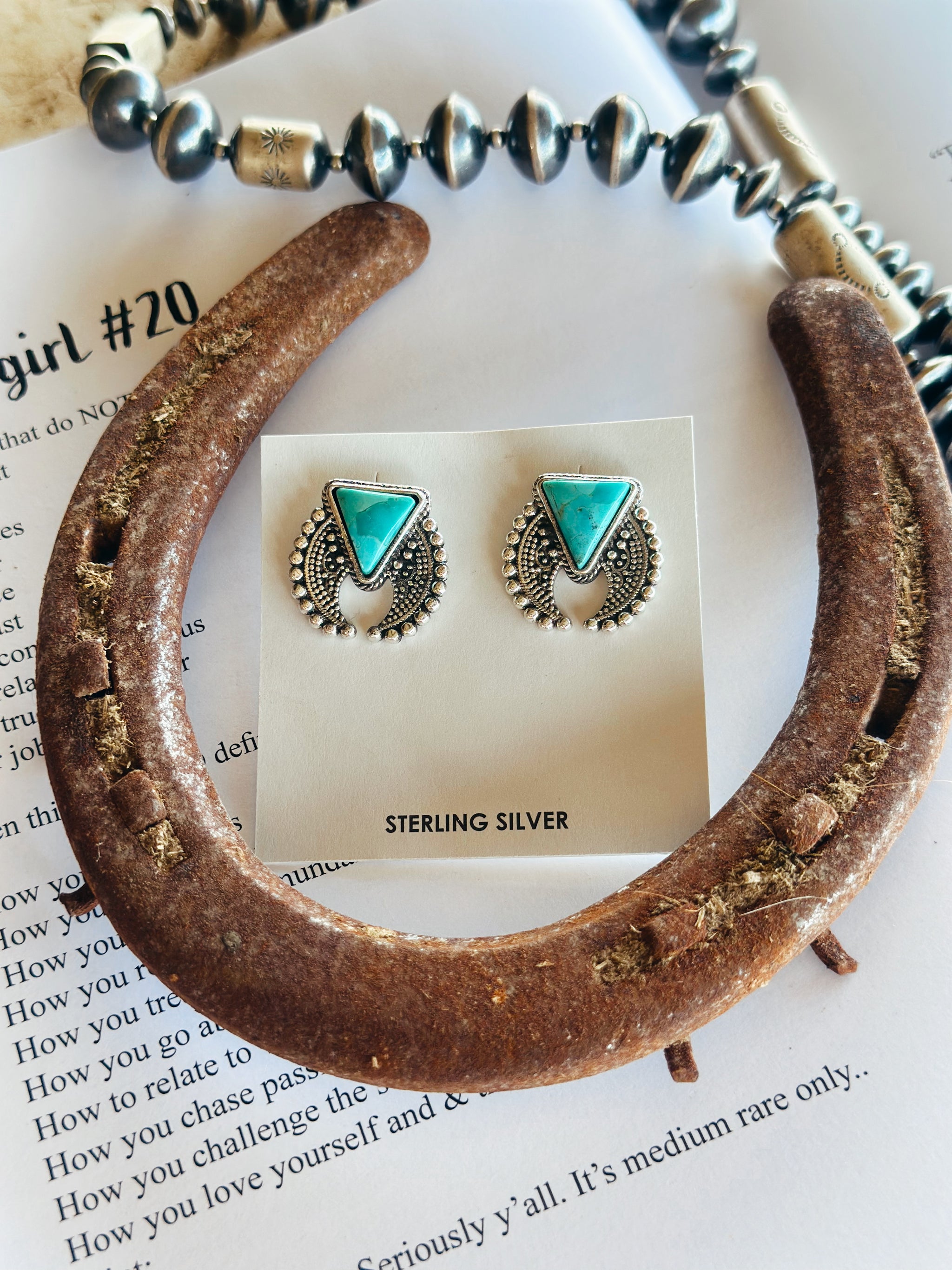 Authentic Brindle Earrings
