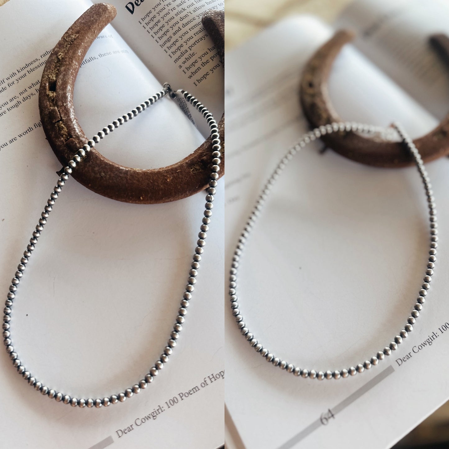 Authentic 4mm Sterling Silver Necklace - 2 lengths