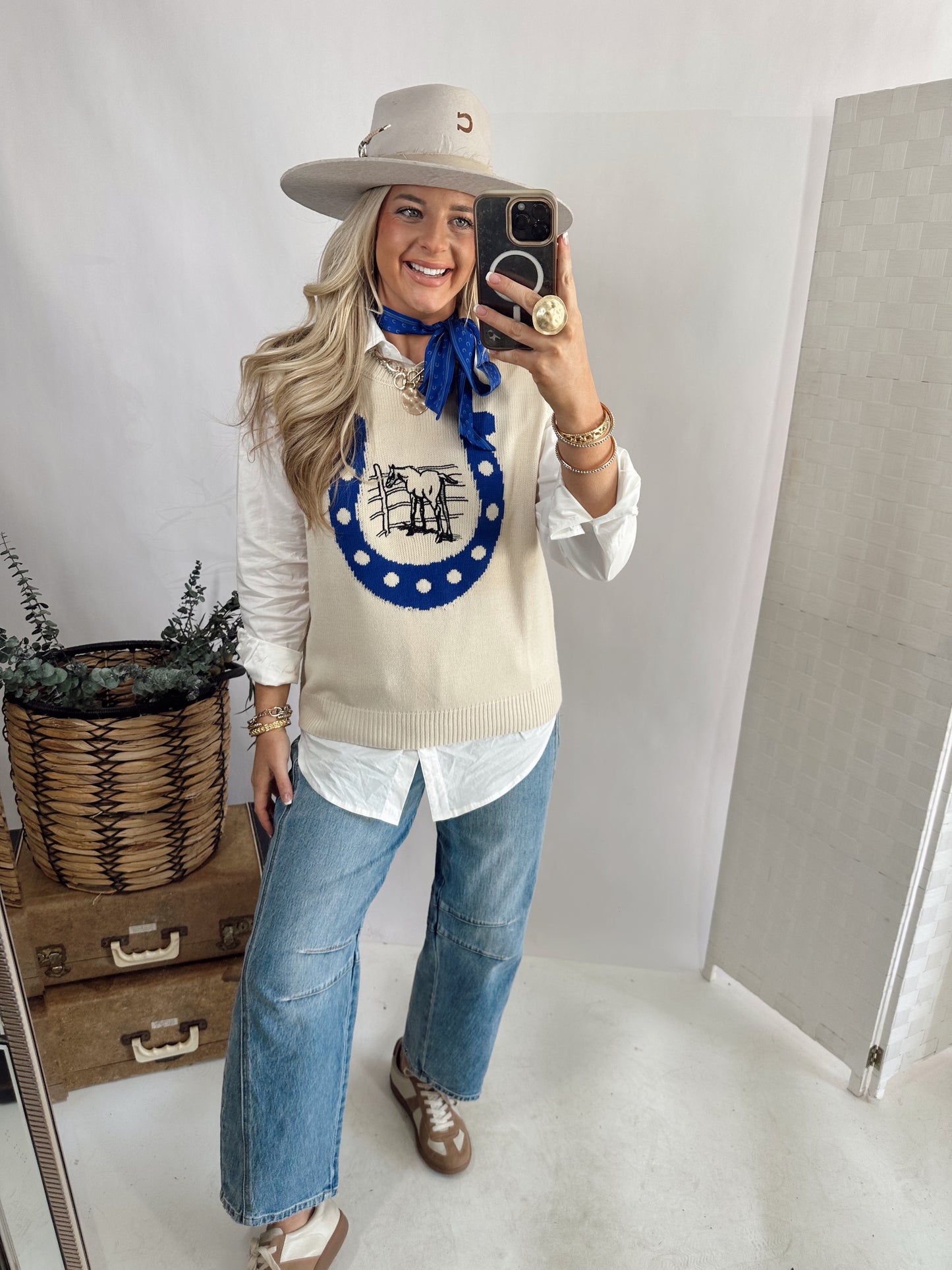 STAY LUCKY SWEATER VEST