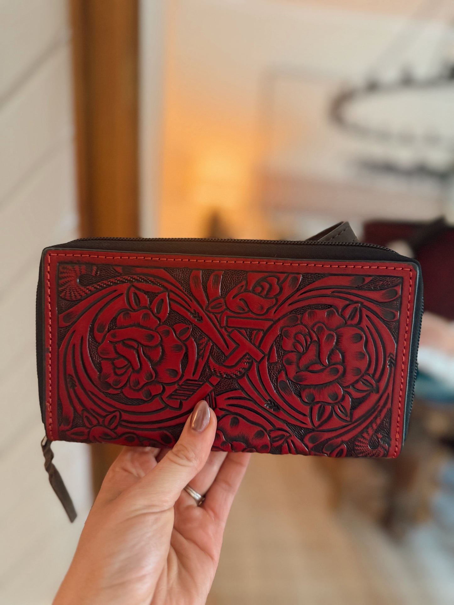 Liv Leather Wallet *Red