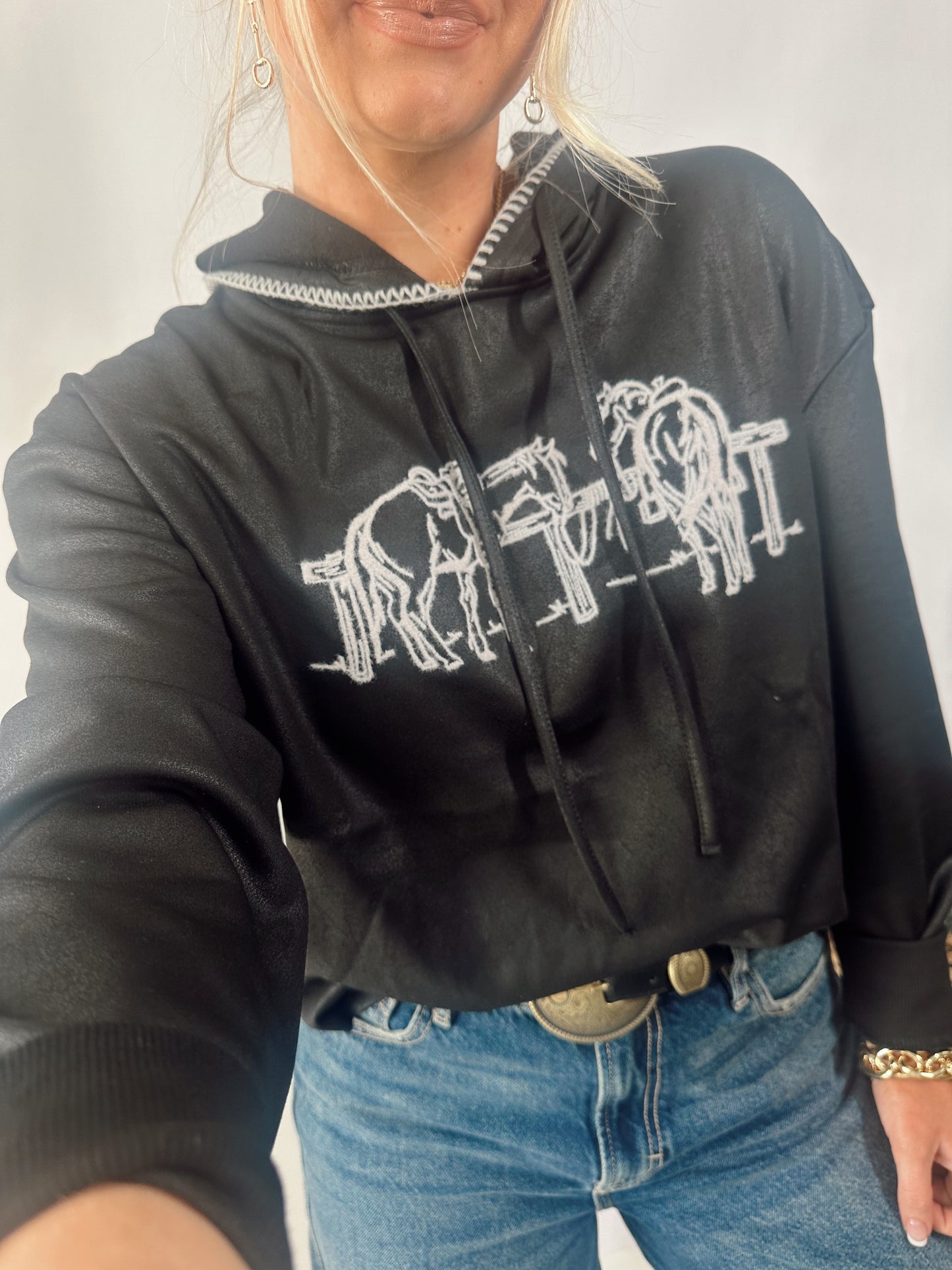 LEATHER OR NOT Sweatshirt