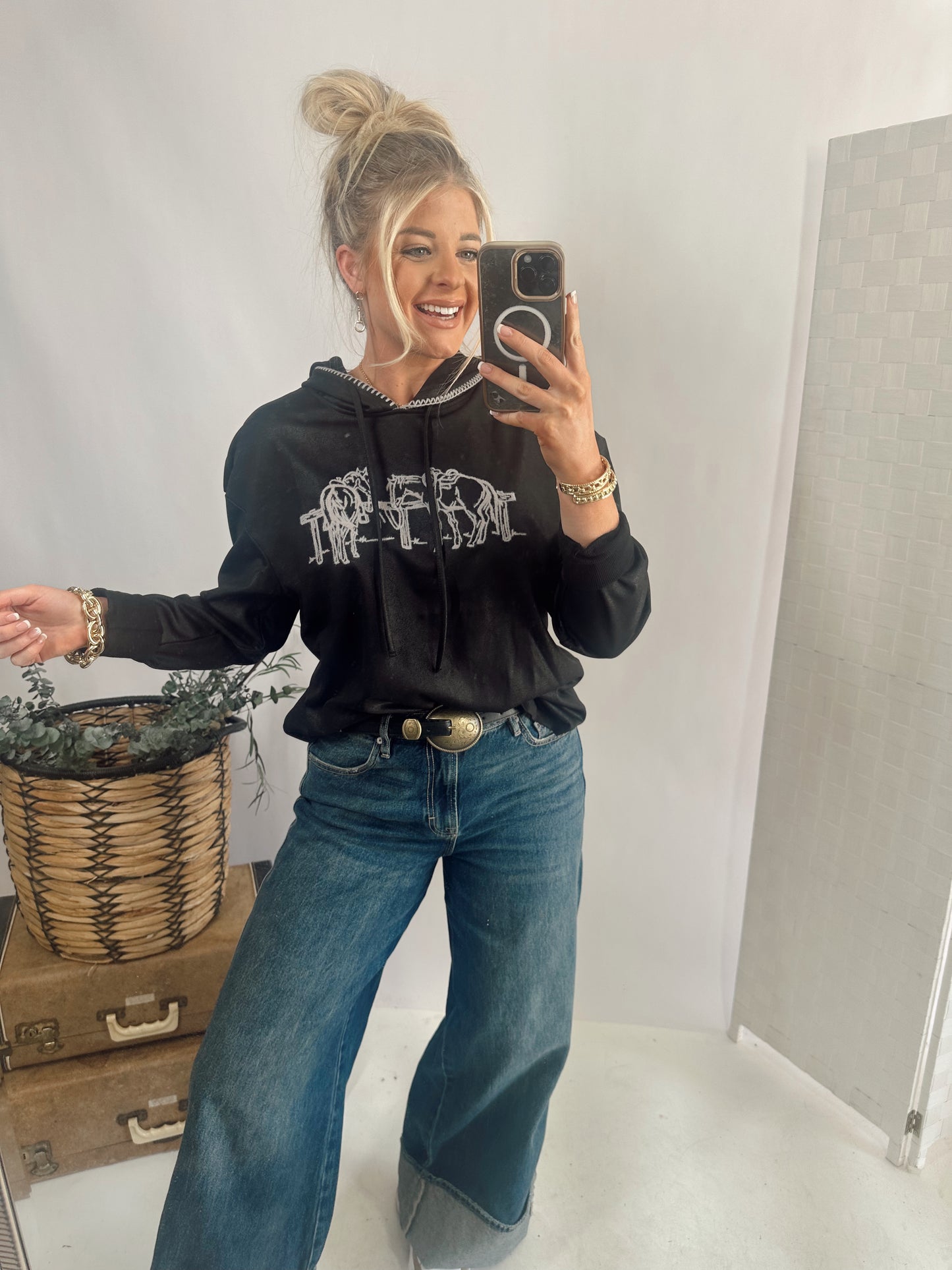 LEATHER OR NOT Sweatshirt