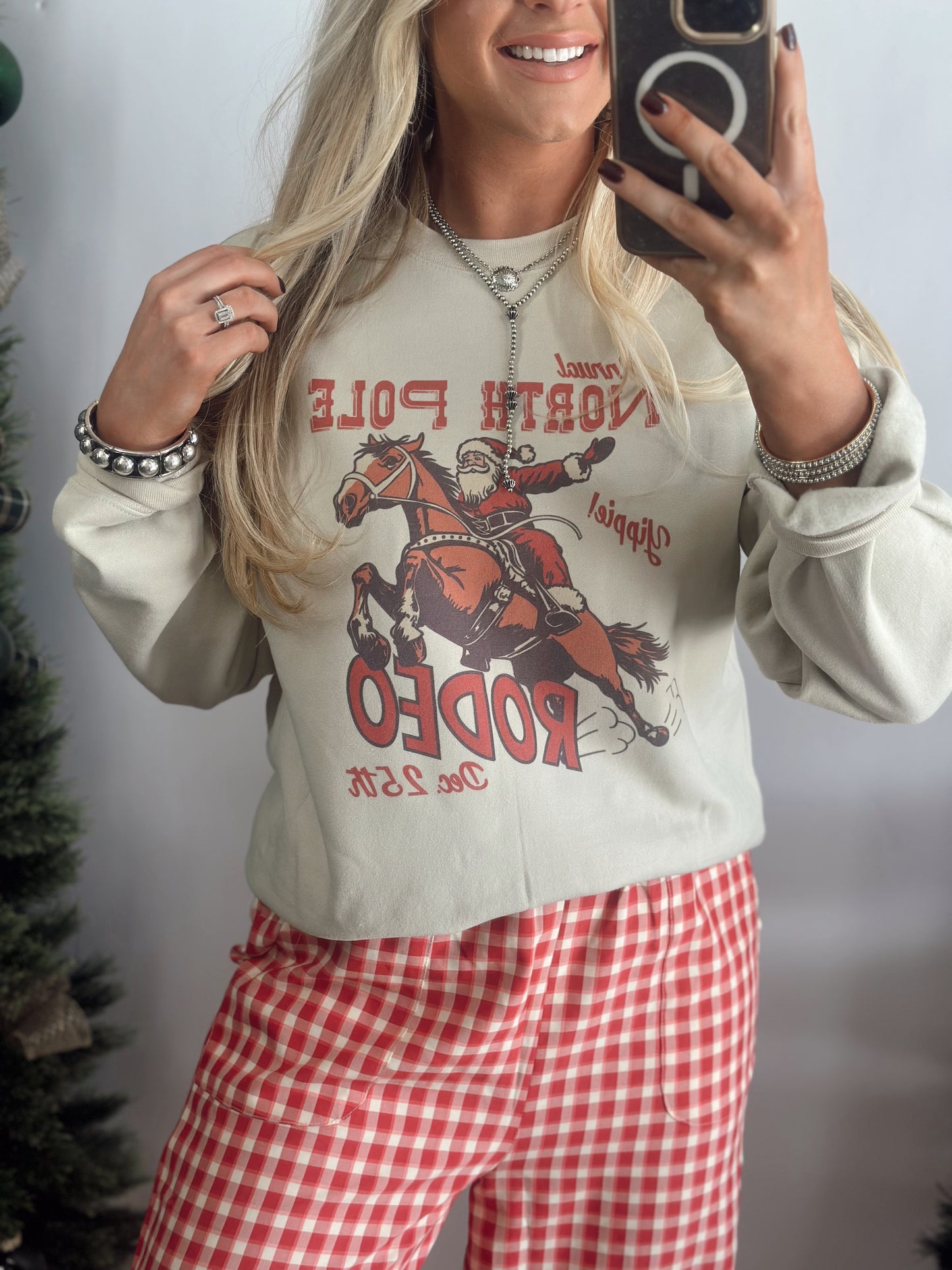 North Pole Rodeo Sweatshirt