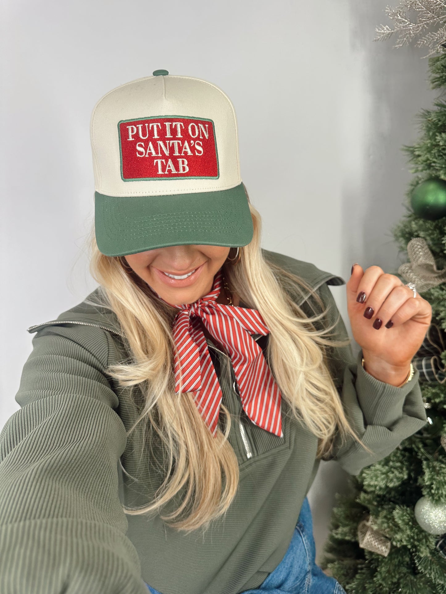 PUT IT ON SANTA'S TAB CAP
