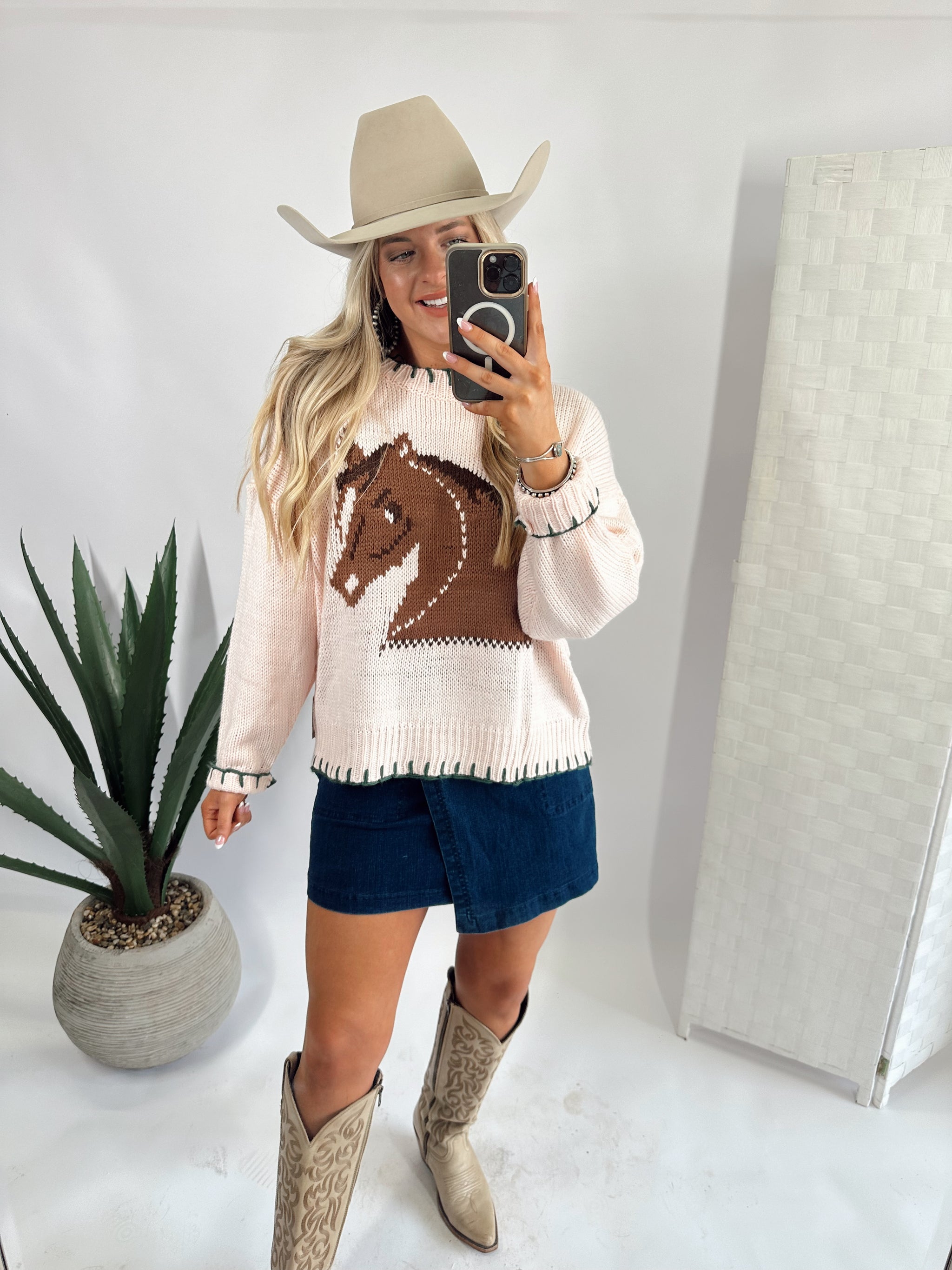 See Ya Cowboy Sweater