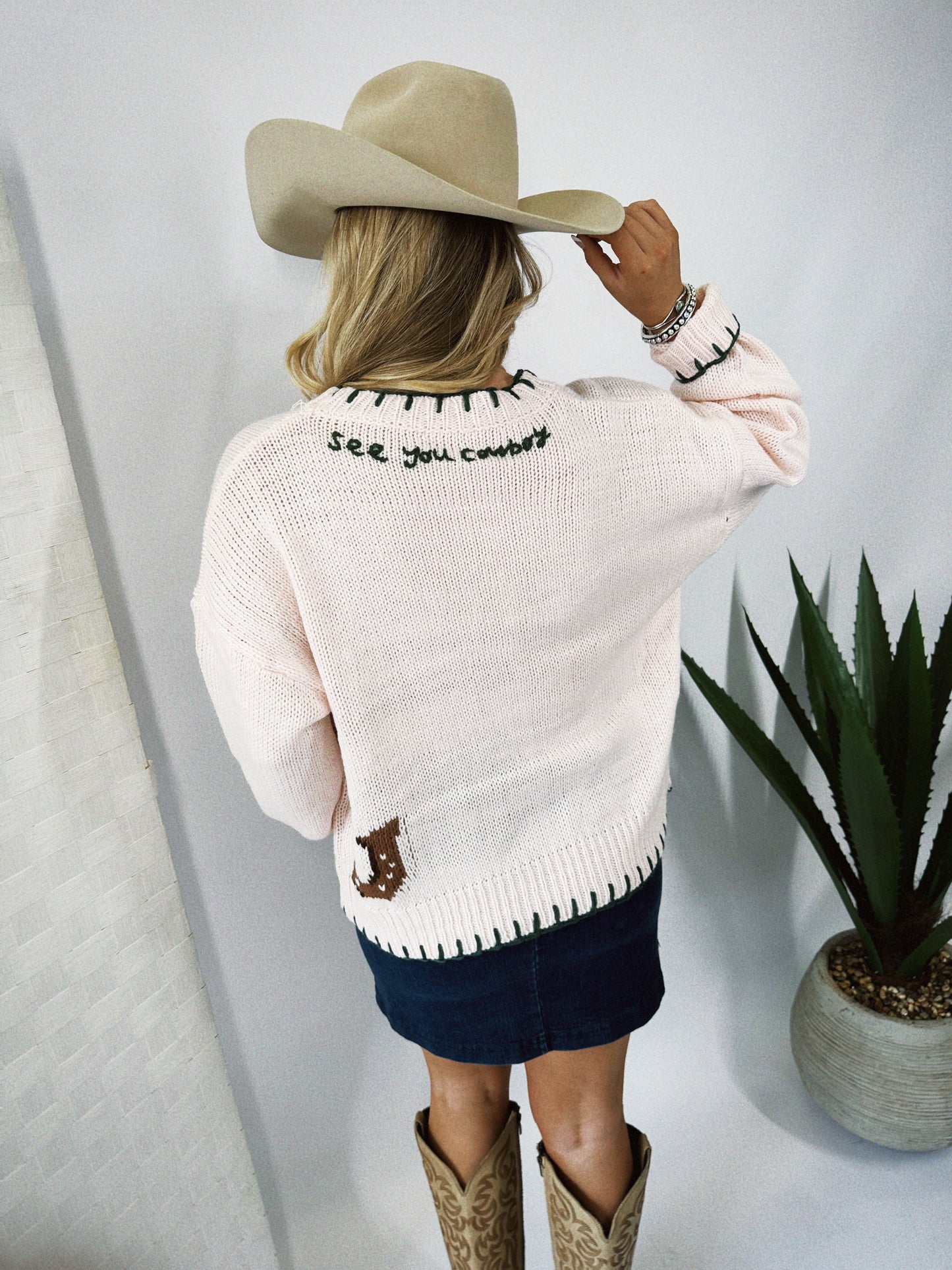 See Ya Cowboy Sweater