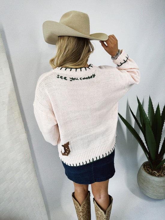 See Ya Cowboy Sweater