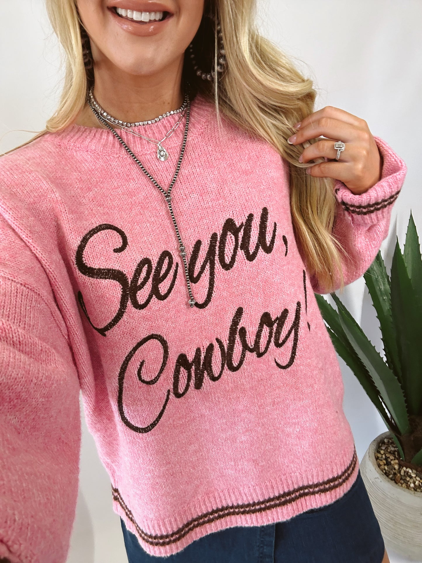 See You Cowboy Sweater