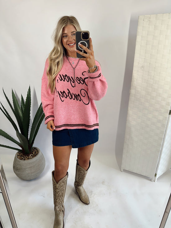 See You Cowboy Sweater