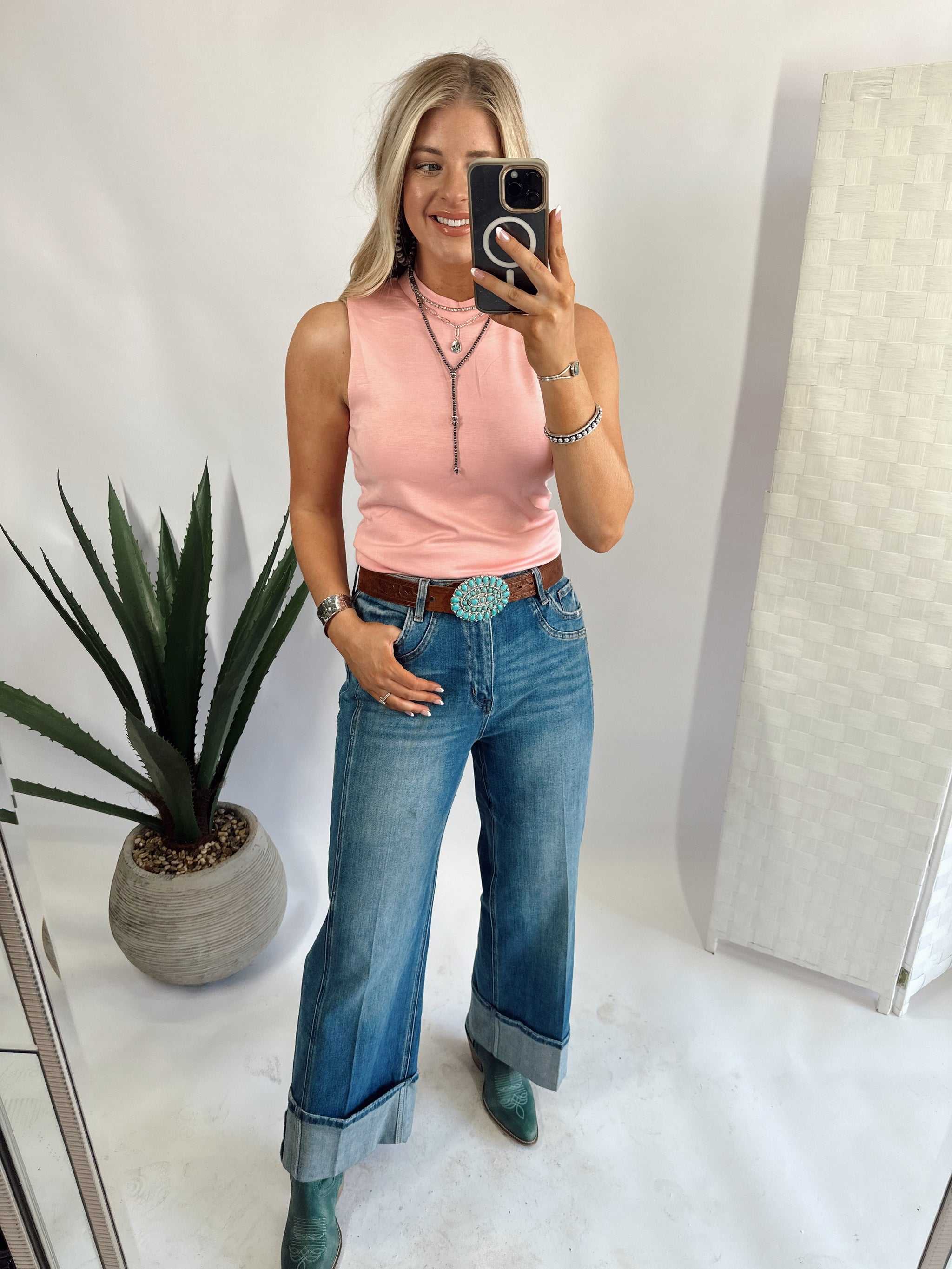 CLOUD BASIC MOCK TANK *BLUSH