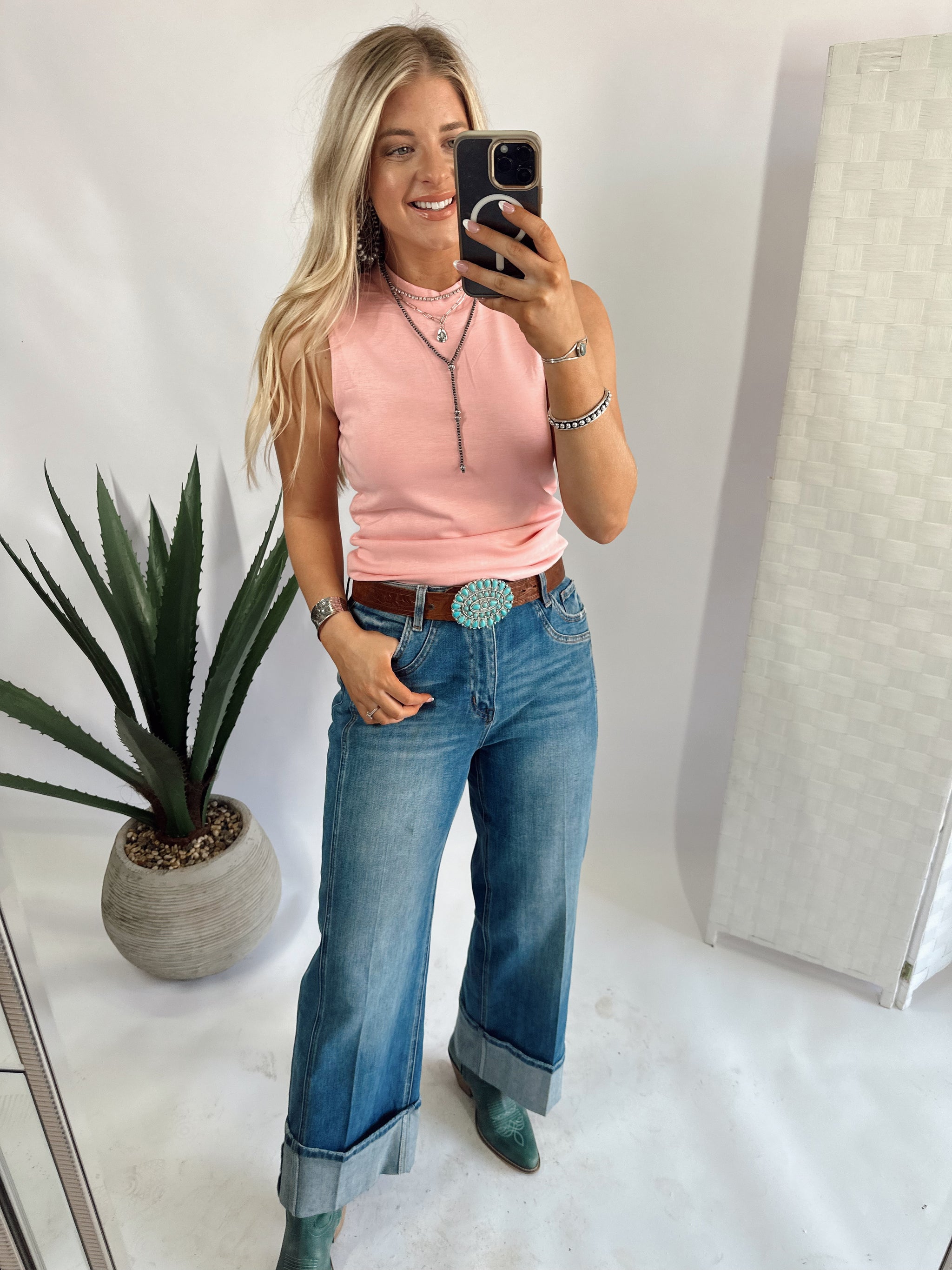 CLOUD BASIC MOCK TANK *BLUSH