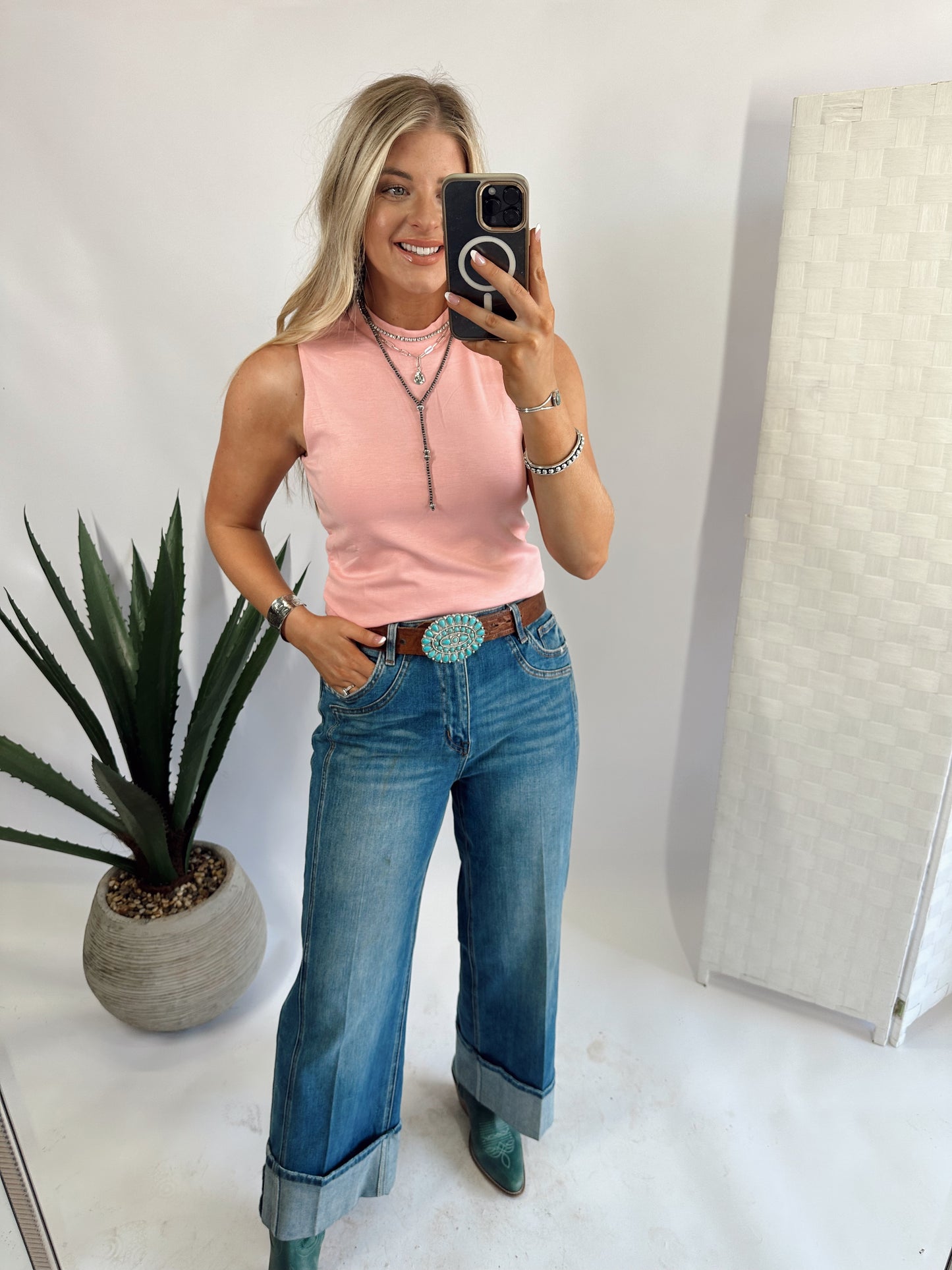 CLOUD BASIC MOCK TANK *BLUSH