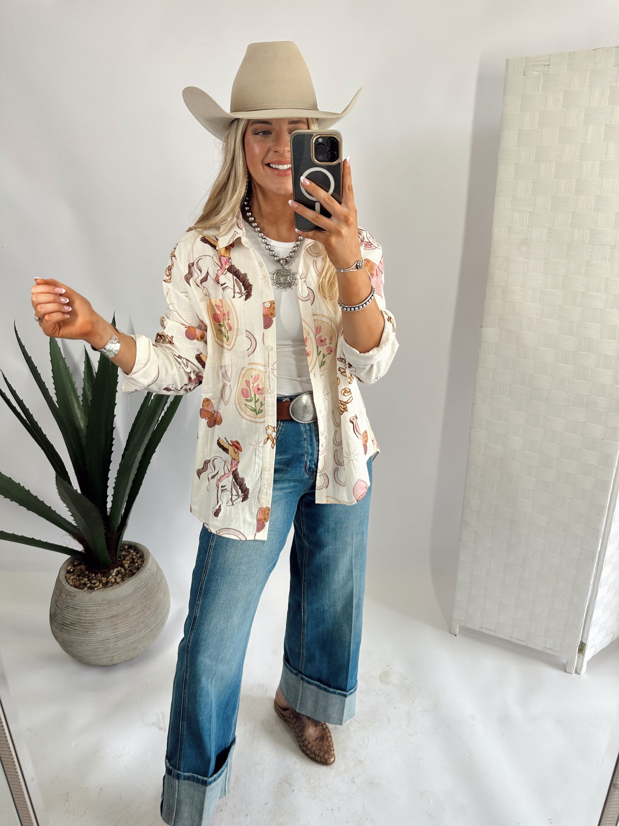 Coquette Cowgirl Top