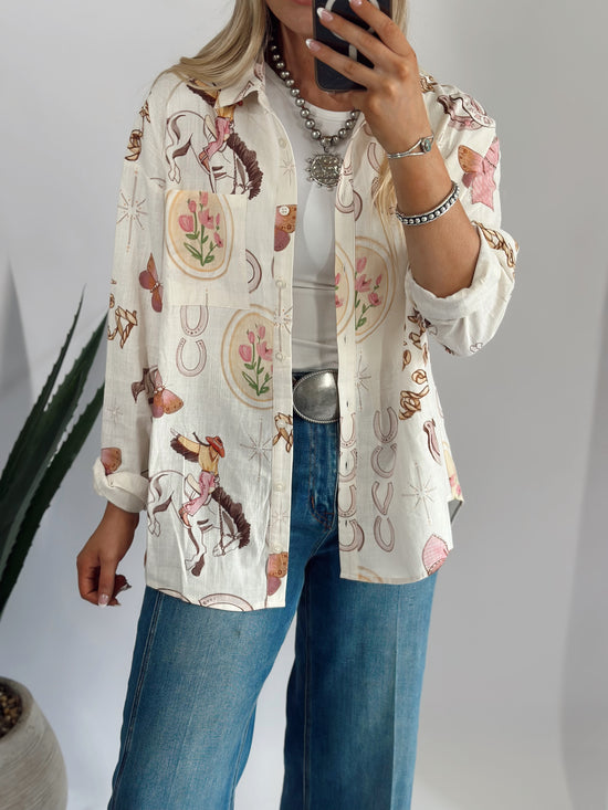 Coquette Cowgirl Top