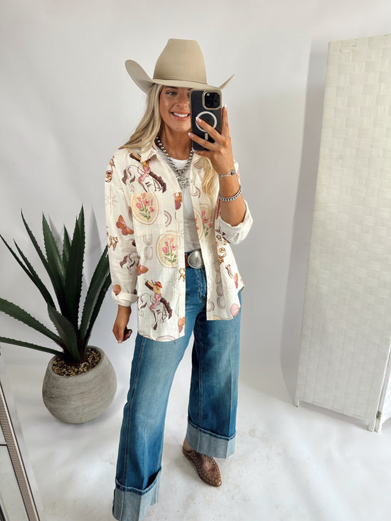 Coquette Cowgirl Top