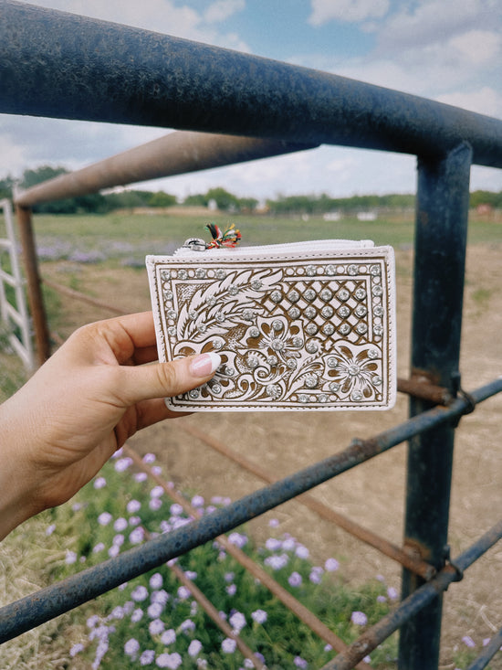 Sparkling Desert Moon Credit Card Holder