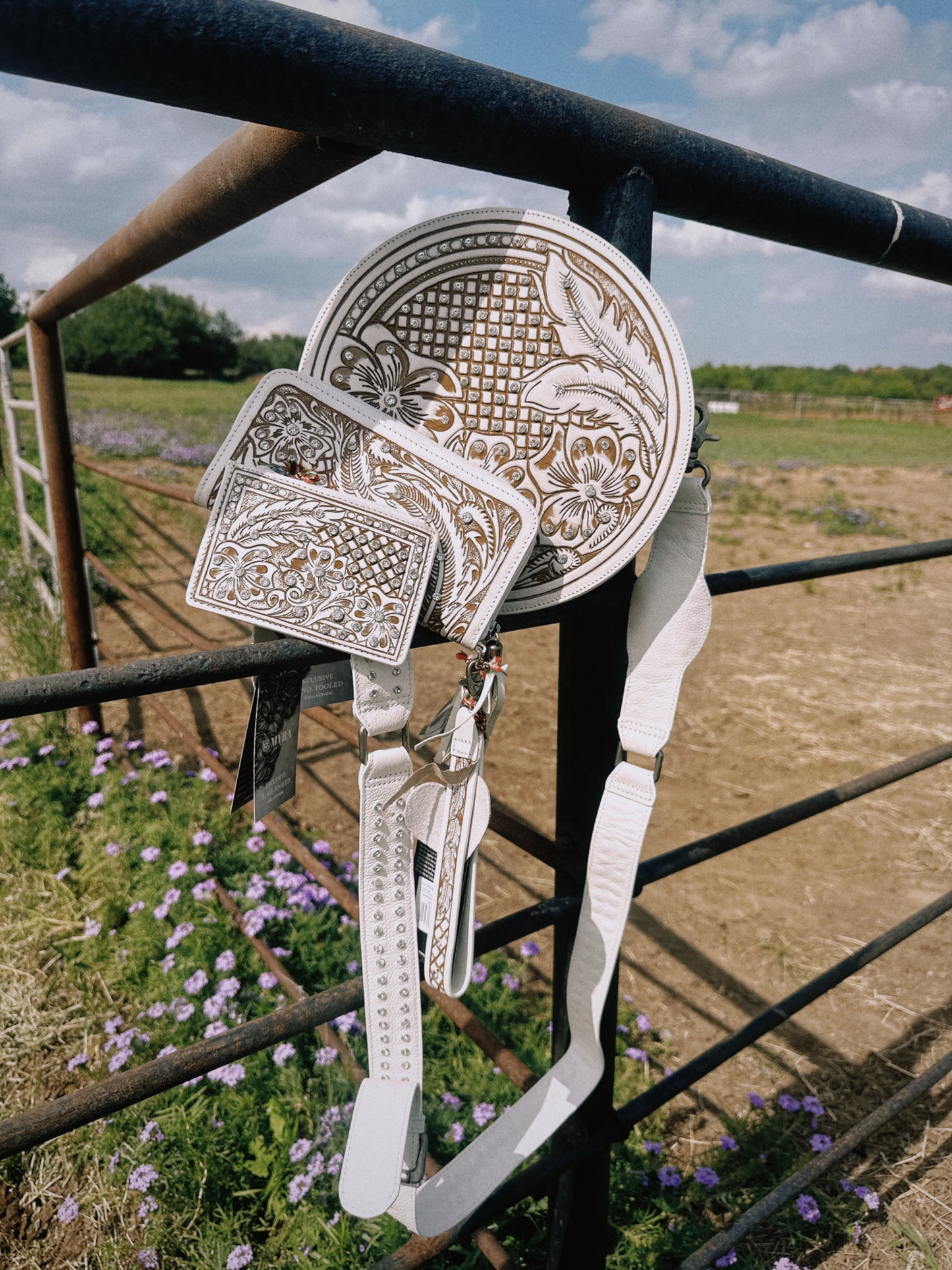 Sparkling Desert Moon Credit Card Holder