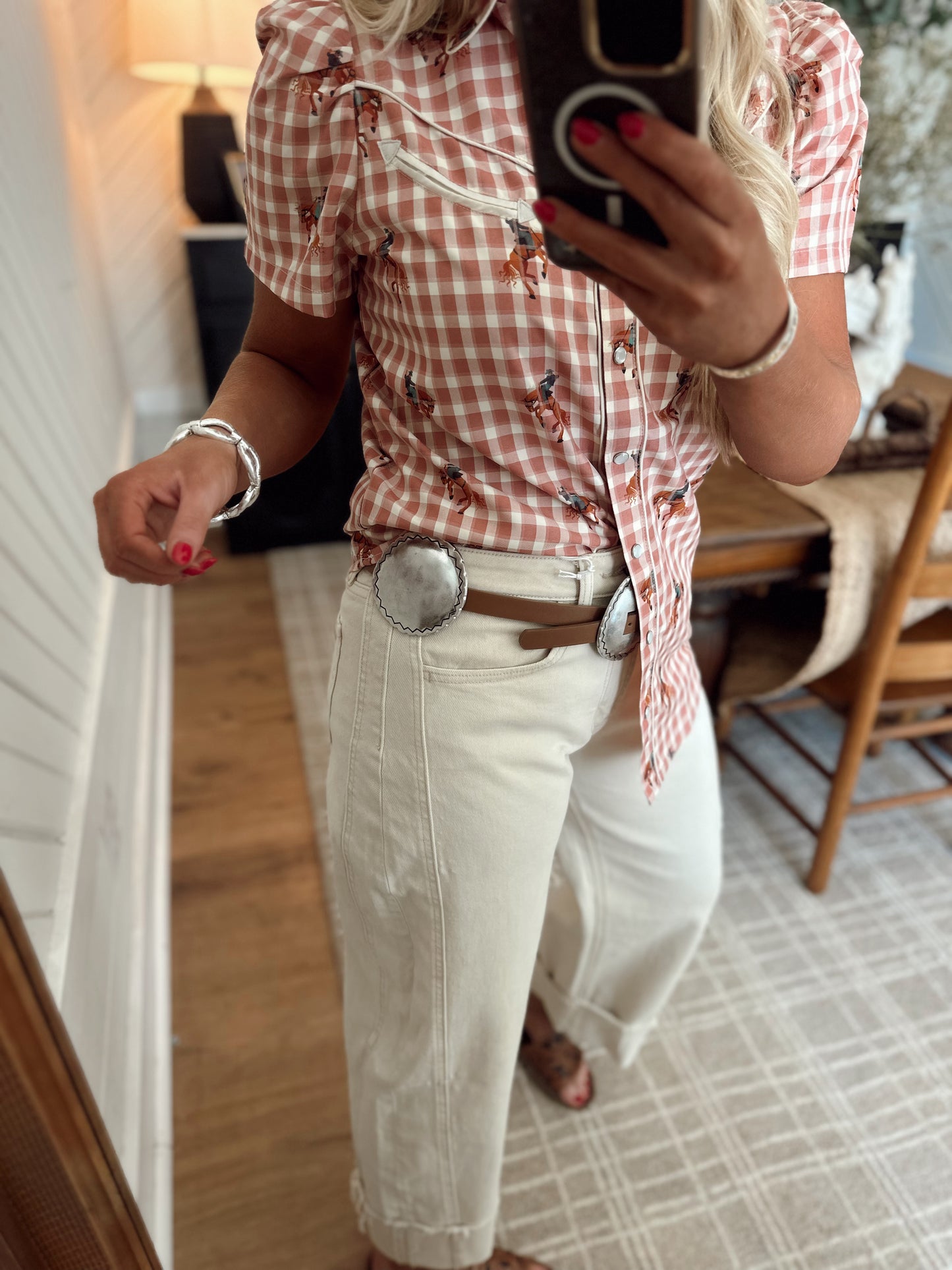 Houston Belt *Brown w/ Silver