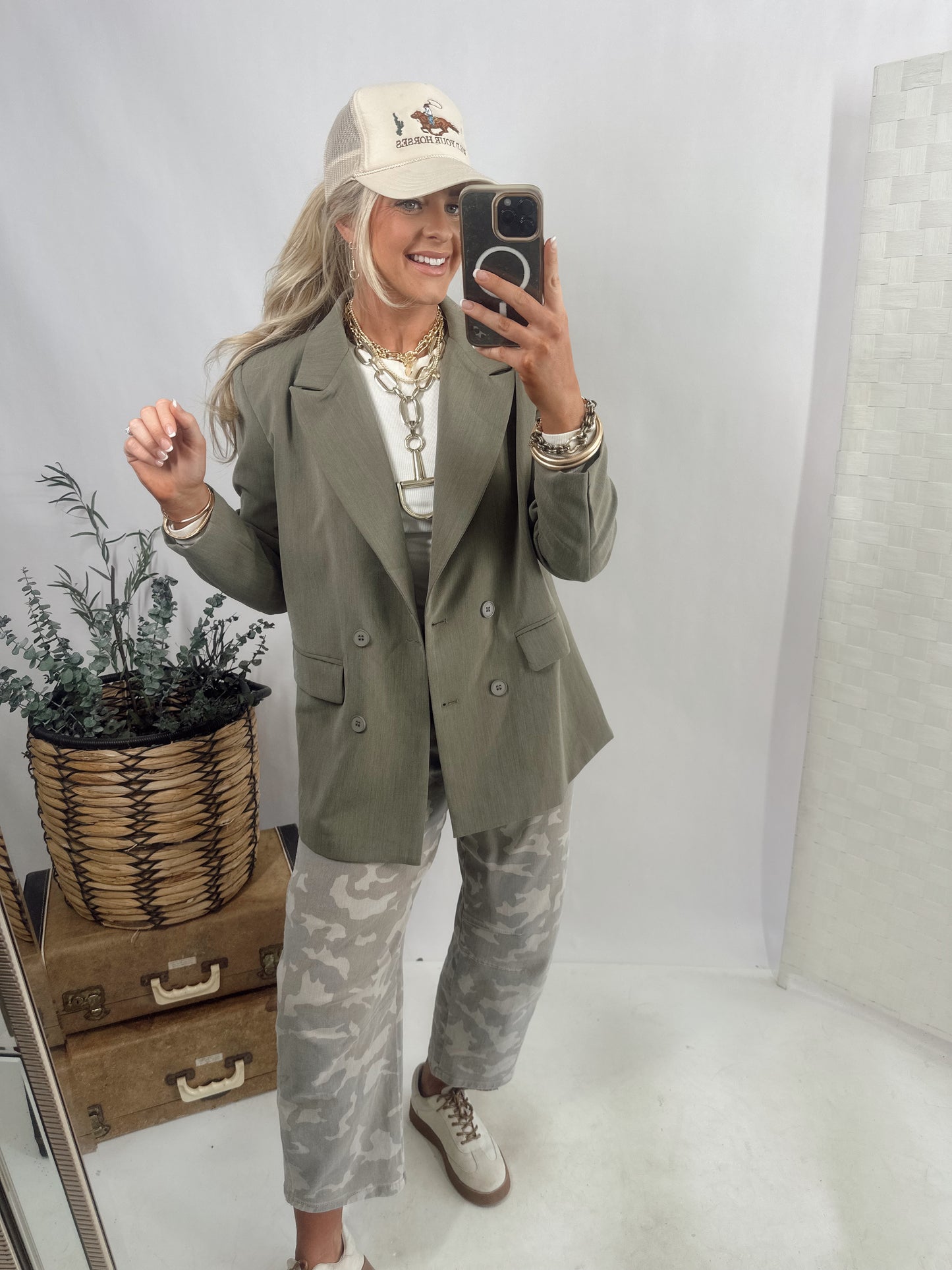 The Murrie Blazer *Olive