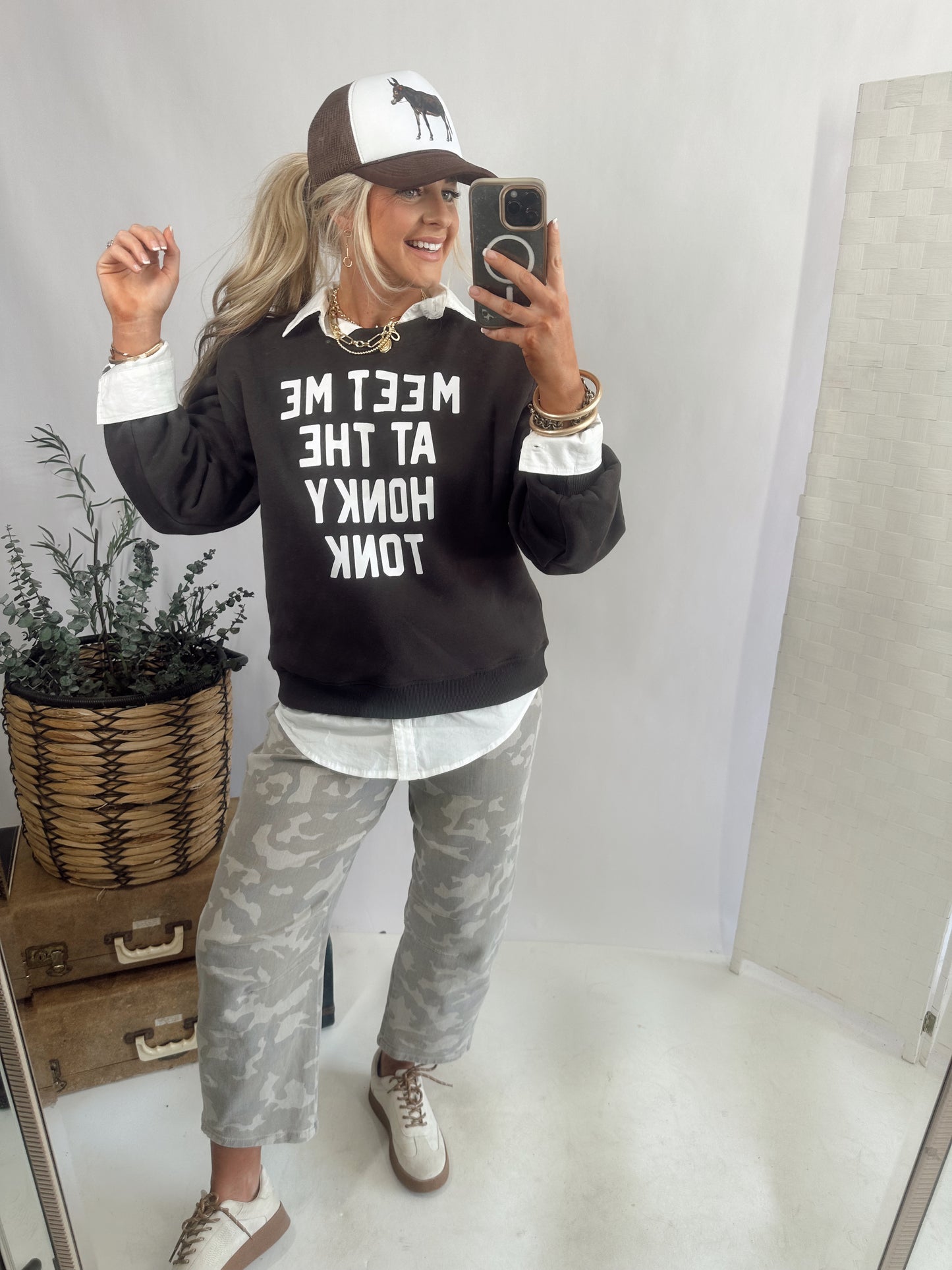 Meet Me at the Honkey Tonk Sweatshirt