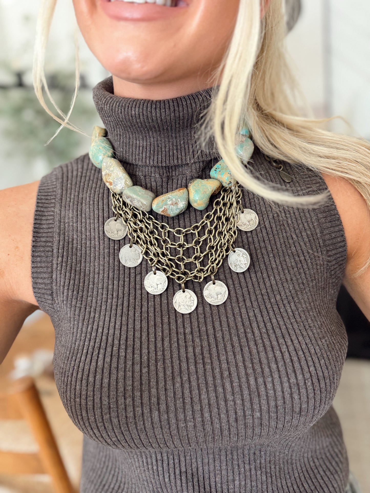 Buffalo Nickel Necklace