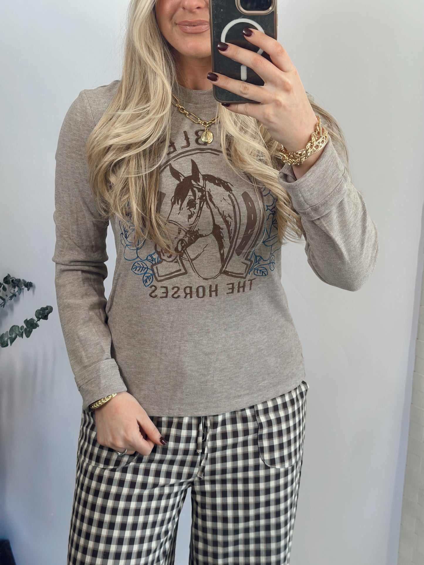 God Bless Horses Top