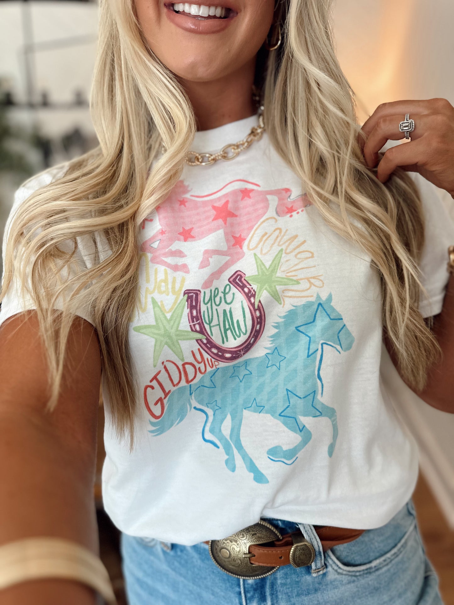 Lucky Cowgirl Graphic