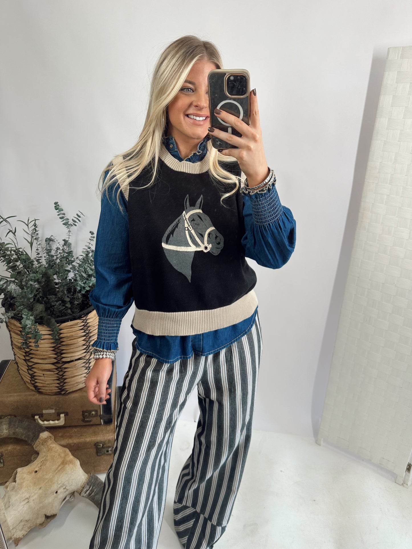 RETRO RANCH SWEATER VEST