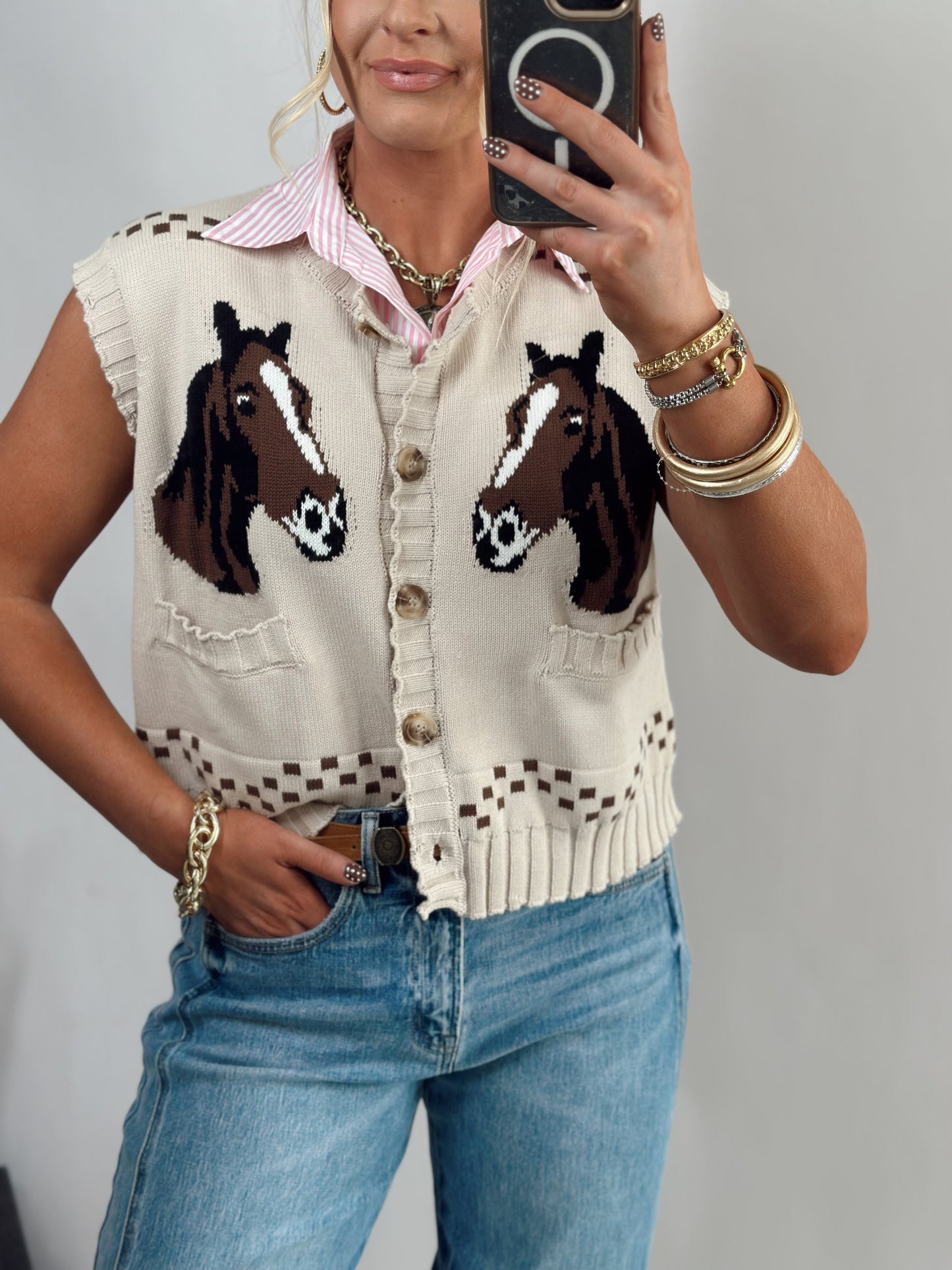 Lucky Horseshoe Vest