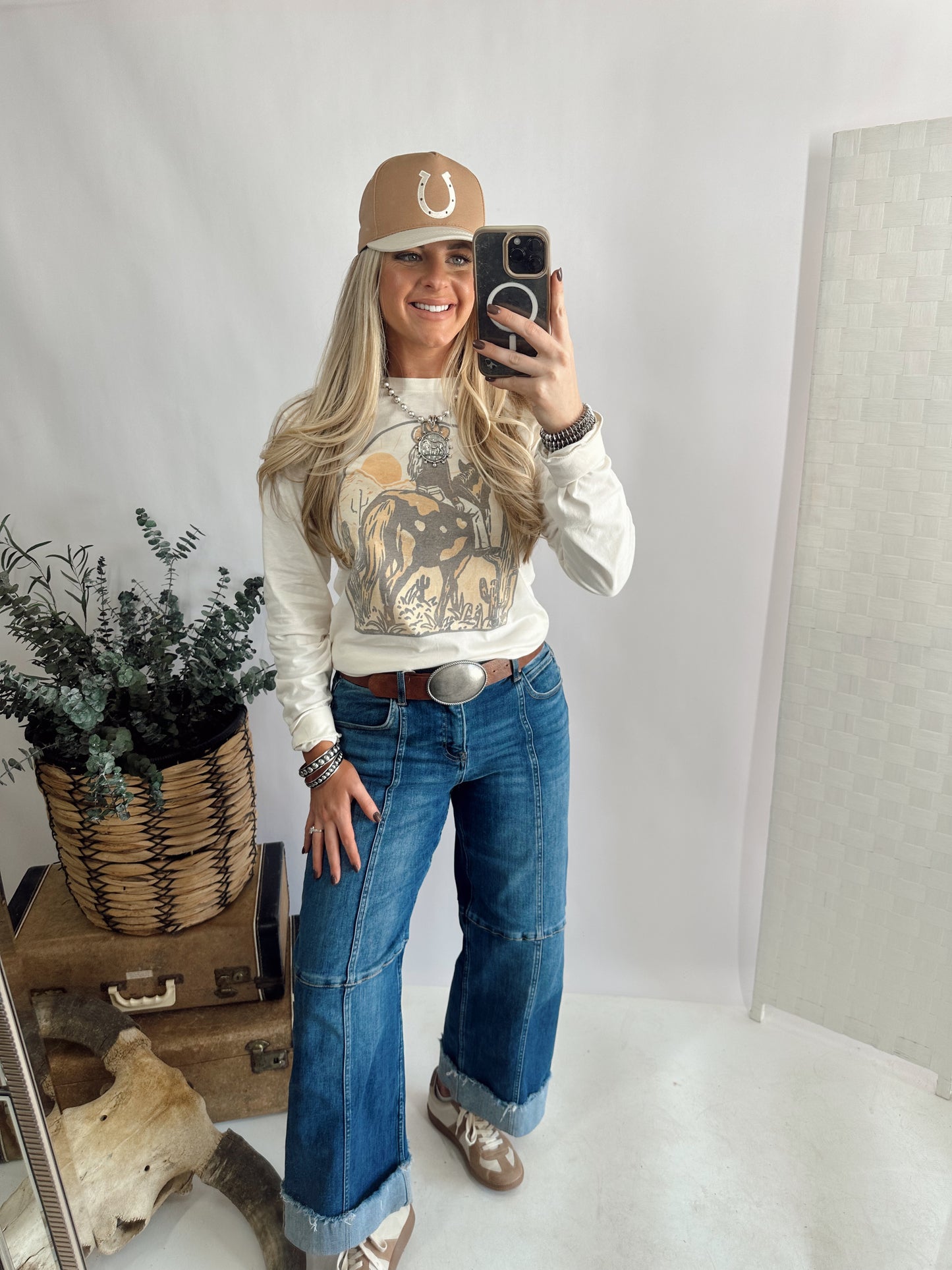 Saddle Up and Ride Graphic - DOOR BUSTER