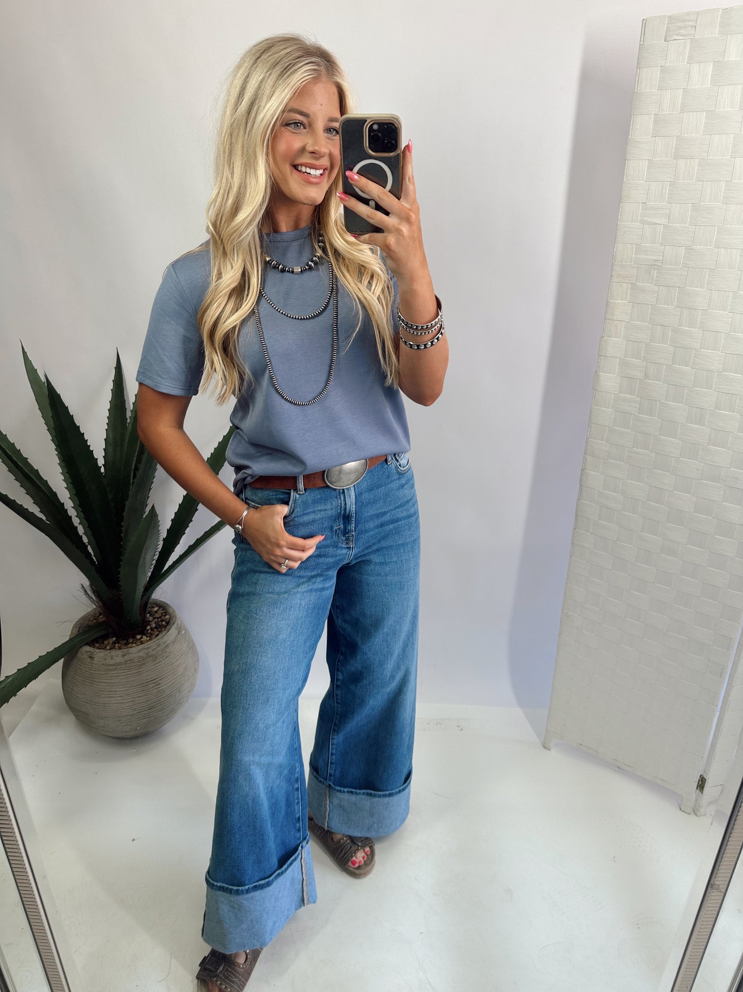 Cloud Basic FREE TEE *dENIM