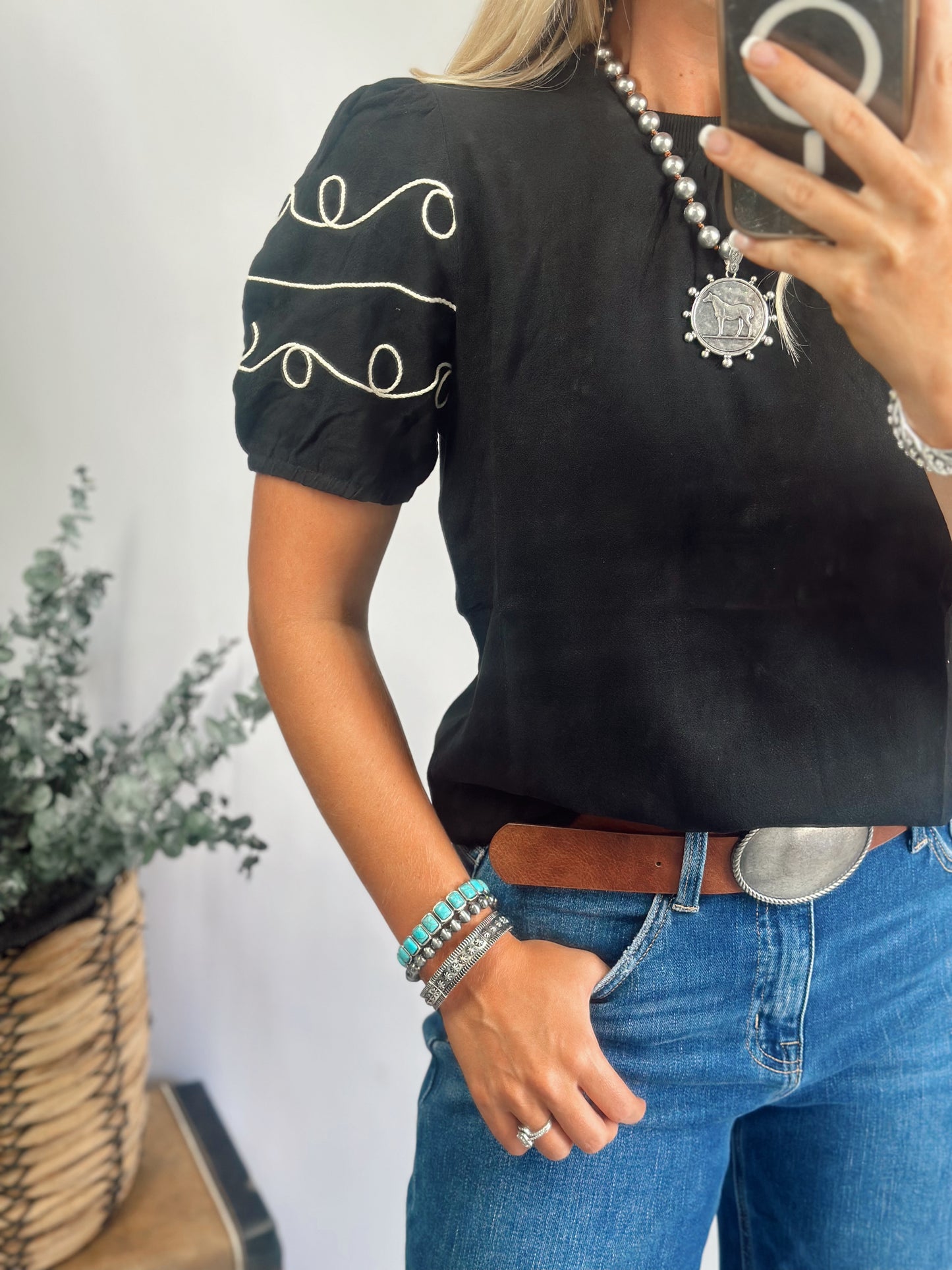 LOOPTY LARIAT TOP
