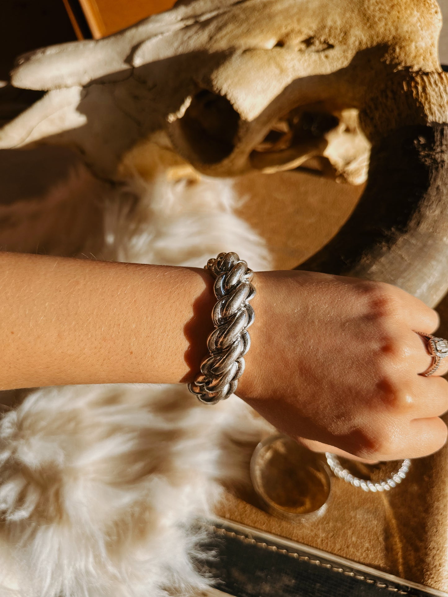 Tallie Twisted Silver Bracelet