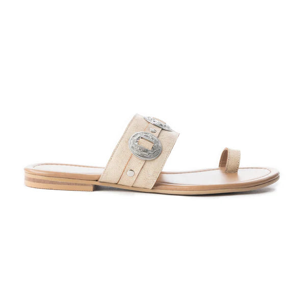 Sagebrush Concho Sandals In Cream