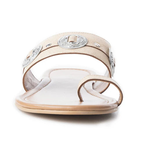 Sagebrush Concho Sandals In Cream