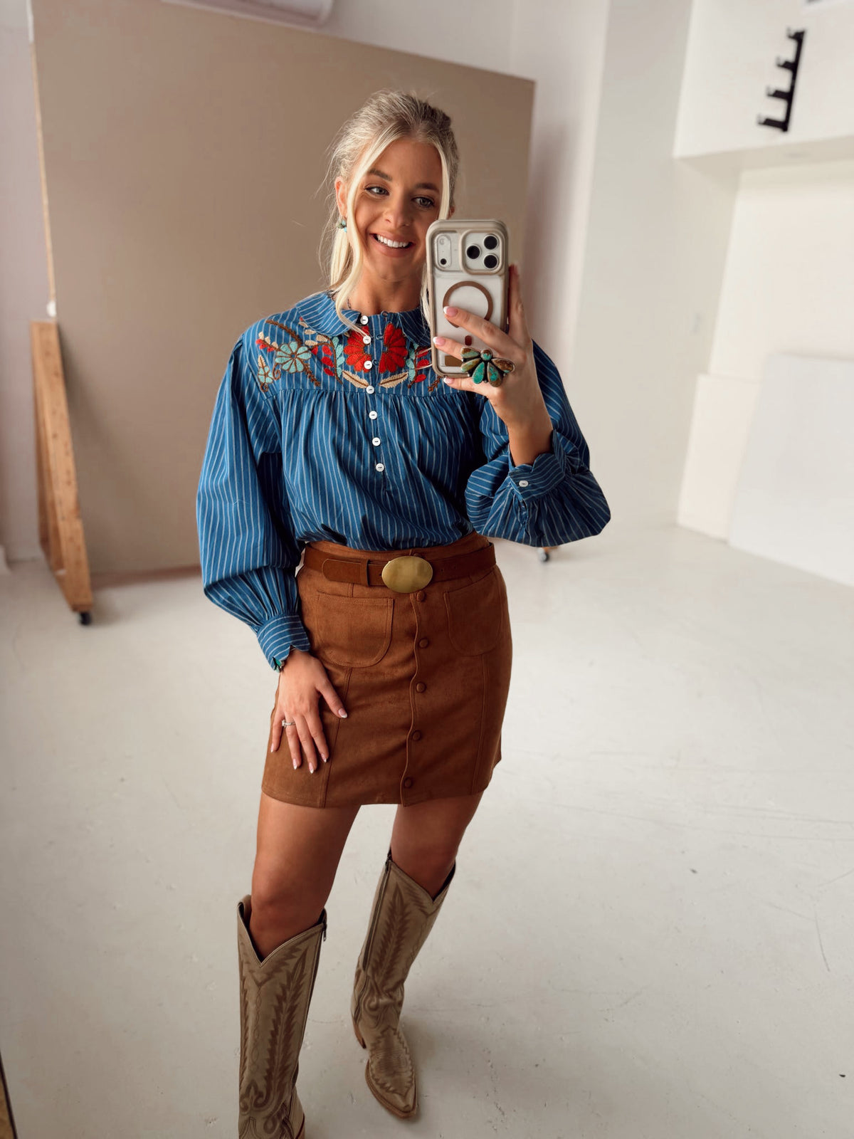 Lane Top- Blue