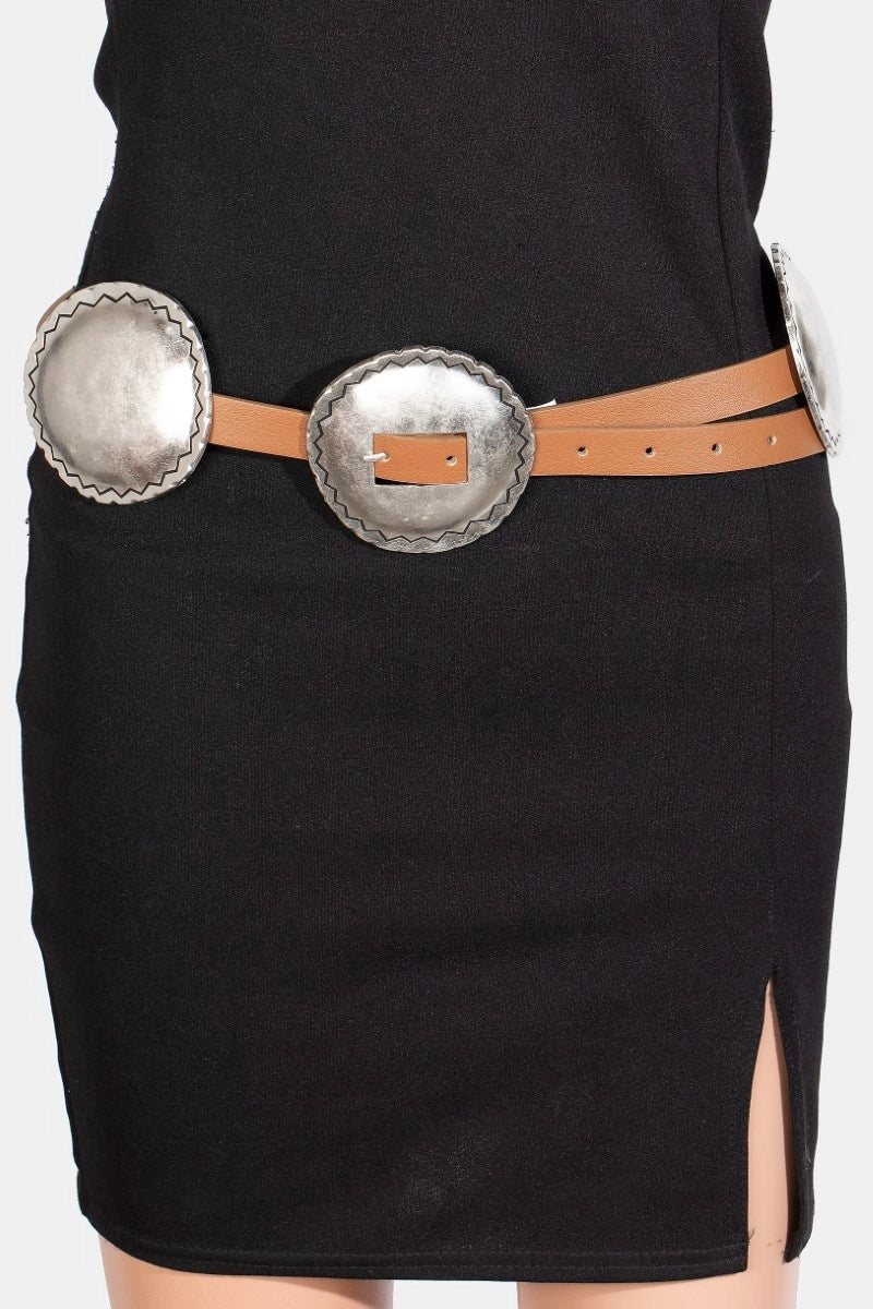 Houston Belt *Brown w/ Silver